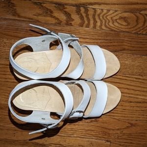 No. 6 Two Strap Clog Mid Heel